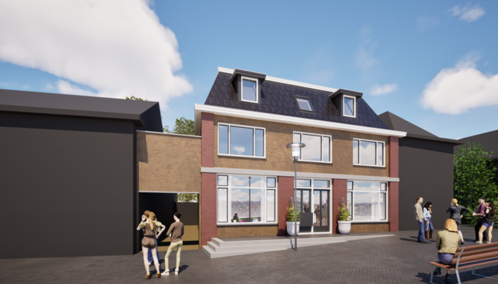 nieuwbouw appartementen hogestraat 13 aalten visualisatie straatbeeld